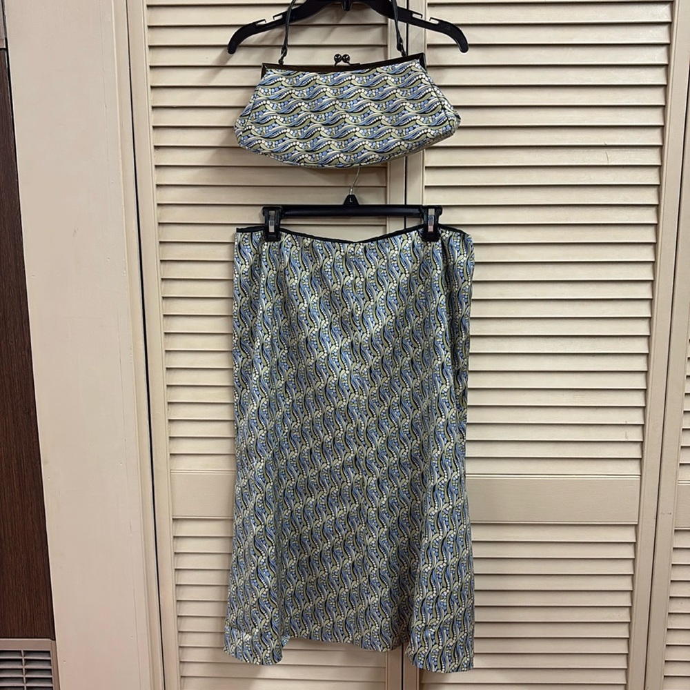 Talbots Vintage skirt and matching handbag